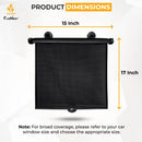 EcoNour Car Window Shades for Baby (2 Pack) Side Sunshade, Sun Visor — 2