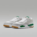 Air Jordan 4 RM Men's Shoes (FQ7939-060, Black/Anthracite/Varsity Red) - White/Neutral Grey/Wolf Grey/Pine Green — 5