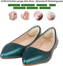 Heel Grips Liner, Cushions Heel Pads Insert Prevent Too Big, Slipping, Blisters, Filler for Loose Shoe Fit (Pale Apricot+Black (6 Pairs)) — 6