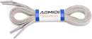 AOMIDI Flat Shoelaces 5/16" | 2 Pair | For Sneakers and Converse Shoelaces — 5