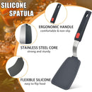 Beijiyi Silicone Spatula Turner Set of 3, 600°F Heat Resistant, BPA Free — 4
