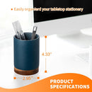 Ceramic Pen Holder for Desk, Pencil Cup, (Royal Blue, Set / 1) — 2