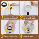 Yarra-Decor Bedside Table Lamp with USB Ports - Touch Control for Bedroom 3 Way Dimmable Nightstand Lamp with Round… — 7