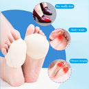 Reusable Honeycomb Fabric Forefoot Pads Soft Ball of Foot Cushions Metatarsal Pads for Women Men Prevention Pain Relief (Black,Beige) 2