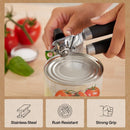 GORILLA GRIP Upgraded Model Stainless Steel Manual Can Opener, Black — 5