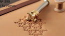 DandS ltd Skull Leather Stamp Tool, Professional Steel Craft Tool for Leatherworking, Embossing, Carving & Stamping Leather Projects, Belts Wallets & DIY Projects Compatible with Mallet