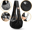 Tomkas Small Dog Sling Carrier - Classic Pocket & Classic Strap - Wrap Carrier - for 3-10 lbs Pets(Black) — 4