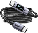 UGREEN 240W USB C Cable with Digital Display, PD 100W Fast Charging, 10ft 1