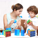 YJ Cube Set - 4-Pack, Includes 3x3 Fluctuation Angle & Mirror Puzzles, 2x3 Wheel & Square King Cubes — 5