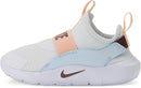 Nike Kids' Flex Runner 4 Running Shoes - Boys Girls Toddler Baby Sneakers - White/Tattoo/Football Grey/Washed Coral — 1