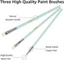HIMI Gouache Paint Set, 24 Colors x 1 oz, Jelly Cup, Non-Toxic(Green) — 3