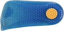 Height Increase Elevator Half Insole for Men 1/2 inch Taller Heel Lift Insert - Silicon Honeycomb Shaped Gel - Blue — 4