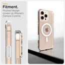 Spigen for iPhone 16 Pro, Ultra Hybrid T MagFit [Camera Control Button] [Compatible with Magsafe] - Clear — 7