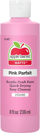 Apple Barrel, Acrylic Paint, 8 fl oz, Pink Parfait, (Pack of 12) | 8 Fl Oz (Pack of 12) — 1
