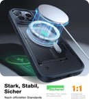 TORRAS Magnetic Shockproof for iPhone 16 Pro Max Case, [Fit for MagSafe] [Military-Grade Drop Tested] Translucent Slim Protective for iPhone 16 Pro Max Case Anti-Fingerprint Anti-Scratch, Black — 8