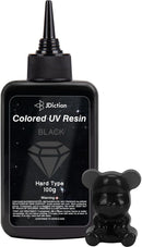 JDiction UV Resin Black, 100g Colored UV Resin Kit for Jewelry Making — 1