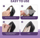 Shoe Grips Liners for Loose Shoes - Kimihome 4-Pair Heel Inserts Pads for Back of Heel Protect, Prevent Slip, Blisters, Rubbing, Fit Boots, Sandals, High Heels, Shoes Too Big, Men Women, Black - Black | 4 Pairs — 6