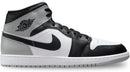 Nike Men's Air Jordan 1 Shoes - White/Black-light Smoke Grey — 2
