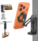 OMOTON TP02-Pro 5 in 1 Magnetic Phone Holder for Vlogging Essentials, Black photo 1