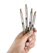 Zebra Pen F-301 Earthy Tone Barrels Ballpoint Pen, Black, 0.7mm, 4-Pack | Black Ink A — 4