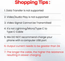 CLEEFUN Long USB C Cable 20ft, USB to USB-C Charging Cable Type C Charger 8