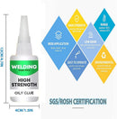2/3PCS Welding High Strength Oily Glue 150 Gram (Pack of 3) - Universal Superglue,Mighty Instant Glue for Resin… — 7