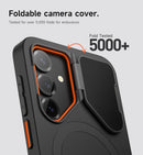 SURITCH for Samsung Galaxy S25+ Plus Phone Case, Magnetic Shockproof Protective Cover with Camera Cover & Adjustable Metal Kickstand for Galaxy S25+ Plus(2025)-Black — 4