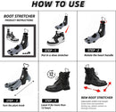 XYH Shoe Stretcher Men Women, Adjustable Shoe Boot Stretcher Length & Width | grey | 2 — 4