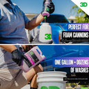 3D Wash N Wax Car Wash Soap - pH Balanced, Easy Rinse, Scratch Free Soap with…