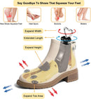 Shoe Stretcher Men Women, Boot Stretcher Women Men Shoe Tree Adjustable Shoe Stretcher Wide Feet (Pack of 1) | yellow — 2