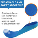 Orthotic nsoles – for Flat Feet & Plantar Fasciitis, Blue,1 Pair,36-39 — 2