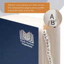 A-Z Accordion File Organizer - Alphabetical File Organizer - File sorter alphabetic a-z - Desk Organizer - Desk sorter rganizer (Heavy-Duty Cardstock,20 Dividers) — 3