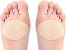 Welnove Moleskin Adhesive Pads for Feet, Blister Bandages for Feet, Sector-Shaped Design for Ball of Foot,Mole Skin Patch for Blister,Callus,Bunion Prevention, 24 Sheets, Beige — 1