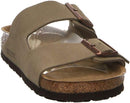 Birkenstock Women's Sandales Arizona Sfb Cuir Suede Earth Red – Taupe — 6