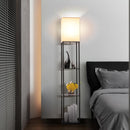 Gupuzm Floor Lamp with Shelves, Modern Square Standing Lamp with 3 Color Temperature Bulb, Corner Display Bookshelf… — 8