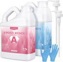 KISREL 1 Gallon Epoxy Resin Kit, No Yellowing Crystal Clear Resin for Art — 1