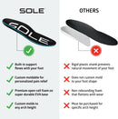 SOLE Active Thick Insoles - Custom Moldable, Multiple Sizes - Regular — 4