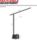 Honeywell HWT-H01 LED Desk Lamp, Foldable & Stepless Dimmable, Black — 4