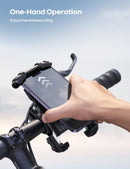 Lamicall Bike Phone Holder Motorcycle Mount - One-Hand Operation, Lockable — 2