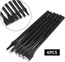 6-Piece Metal Leather Punch Set, Straight Slot DIY Craft Hand Tool with 3mm to 12mm Punchers — 5