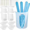 Silicone Resin Measuring Cups Tool Kit- Nicpro 250 & 100 ml Measure Cups, Silicone Popsicle Stir Sticks, Pipettes,… — 1