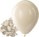 Bezente White Sand Latex Matte Party Balloons 150 Pack 5 inch Small | 04-white-p21 | 5inch (Small) — 1