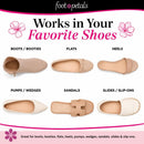 Foot Petals Ball of Foot Cushions, Metatarsal Pad, Lasting Comfort Relief, Prevent Toe Sliding, Overhang, Women's Heels 6