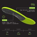 Superfeet Sport Ultralight Insoles for Athletes with All Arch Height Support & EVOLyte® Carbon Fiber - 9.5-11 Men / 10.5-12 Women - Teal — 3
