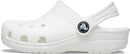 Crocs Kid's Classic Clog – White/White — 6