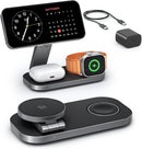 3-in-1 Charging Station for Apple Device, Qi2 25W Certified Magnetic Wireless Fast Charger Stand Compatible with MagSafe for iPhone 18/17/16/15/14/13/12/Air/Duo Series, Apple Watch & AirPods photo 1
