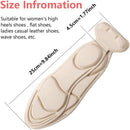 XINIFOOT 3 Pairs Heel Insoles, Shoe Insoles with Heel Grips, Sponge Shoes Pads Heel Cushions, Comfort Shoe Insoles for Loose Shoes, Feet Pain Relief, Women 5-9 Flesh Round — 8