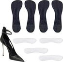 2 Pairs 3/4 Gel High Heel Insoles and 2 Pairs Heel Grips, Self-Adhesive Arch Support. Relieves Foot Pain, Fits Pumps, Sandals, Dress Shoes, Flats, Sneakers (Black, Women's 5-9) - Black | Women's 5-9 — 1