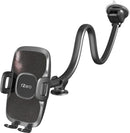 1Zero Solid Car Truck Phone Mount Holder with 14-Inch Gooseneck Long Arm | Faux Leather Surface with Black Ring photo 1