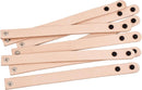 Realeather C4140-08 Narrow Leather Wristbands with Snap Closure, 7.5” to 8.5” L X .75" W, Natural, 8-Pack — 2